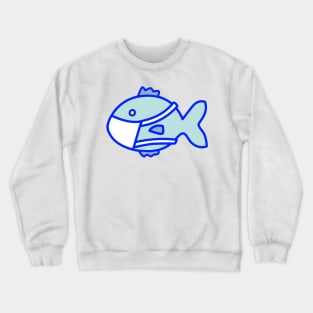 Fish mask Crewneck Sweatshirt